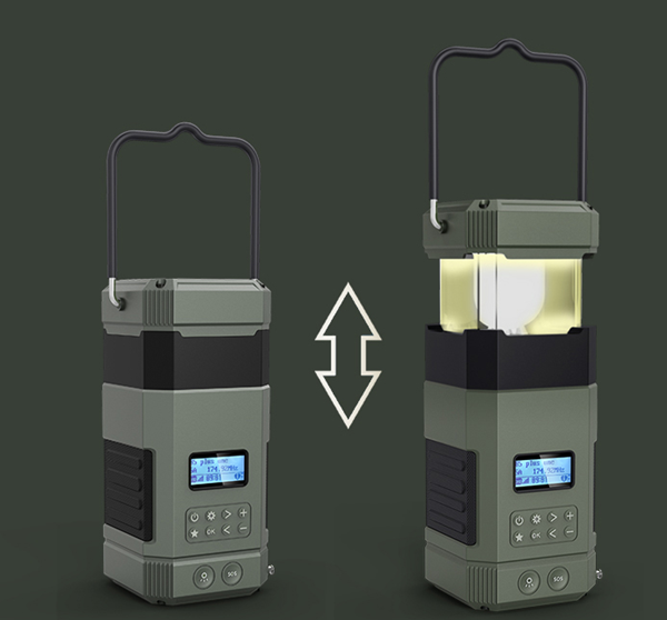 camping light radio